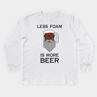 Biker beer Kids Long Sleeve T-Shirt